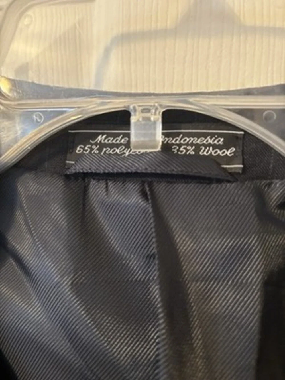 Bert Pulitzer Blazer Mens 44L Black Pinstripe Suit Jacket NWT Classic 2 Button